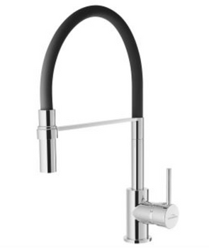 Invena bateria zlewozmywakowa KAMELEON, czarna BZ-29-L04