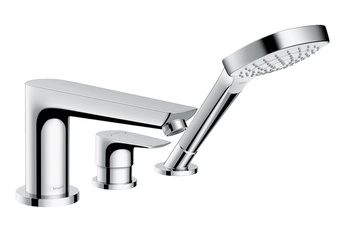 Hansgrohe bateria Talis E wannowa 3-otworowa do montażu na brzegu wanny, element zewnętrzny 71731000