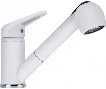 Franke bateria kuchenna z wyciąganą wylewką Prince II pull-out spray, biały polarny 115.0470.669
