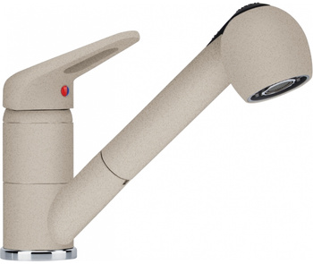 Franke bateria kuchenna z wyciąganą wylewką z funkcją prysznica Prince II Pull-out Spray, orzechowy 115.0470.663