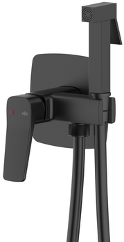 KFA bateria bidetowa podtynkowa Malaga, czarny 4529-512-81