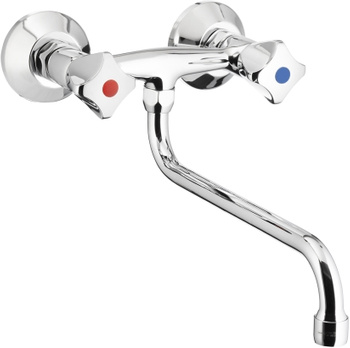 KFA bateria STANDARD zlewozmywakowa ścienna S 250 uchwyt czworokątny 300-610-00