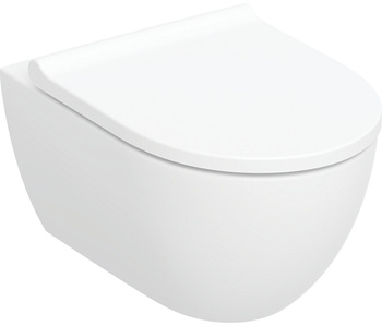 Geberit zestaw wisząca miska WC Acanto, TurboFlush z deską sedesową 502.774.00.1