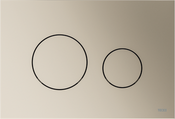 Tece przycisk spłukujący do WC TECEloop z tworzywa, nikiel metaliczny 9240935