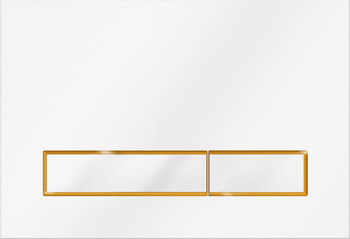 KK-POL przycisk spłukujący M08 V3, biały połysk SPP/039/0/K