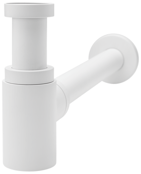 Wirquin syfon umywalkowy butelkowy, bez spustu, niski, biały 30724960