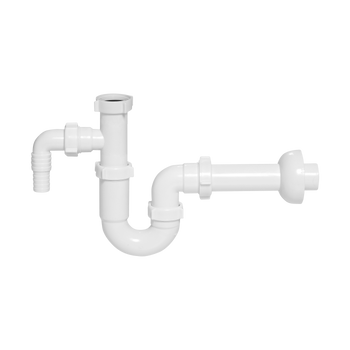 Instadrain syfon do umywalki rurowy, bez spustu, wyjście pralka, odpływ fi 32 mm 1862