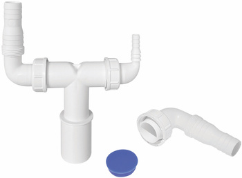 McAlpine przyłącze do pralki i suszarki z zaślepką 32-40mm WMVT-3240PL