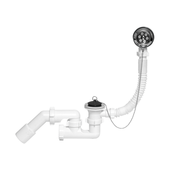 Instadrain syfon do wanny, metalowe sitko, korek z łańcuszkiem 1228