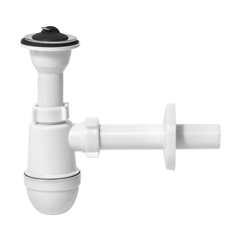 Instadrain syfon do umywalki butelkowy, metalowe sitko, odpływ fi 32 mm 1324