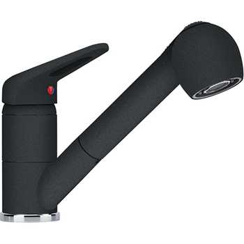 Franke bateria kuchenna z wyciąganą wylewką Prince onyx 115.0470.675