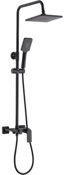 Valvex zestaw natryskowy z wylewką wannową Loft, czarny mat 2456330