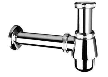 McAlpine syfon umywalkowy butelkowy "niski" 11/4"x32mm bez spustu chrom (półsyfon) 220CB