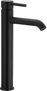 KFA Moza Black bateria umywalkowa stojąca nablatowa czarna + click clack 5032-612-81