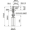 Franke dozownik do mydła Comfort 350ml chrom 119.0584.065