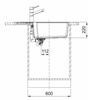 Franke zlewozmywak jednokomorowy wbudowywany Fragranit+ Urban UBG 611-78 XL, beżowy 114.0687.277
