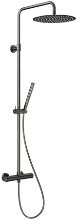 KFA deszczownia wannowa z baterią termostatyczną Moza Premium, gun metal grey PVD 5736-921-61