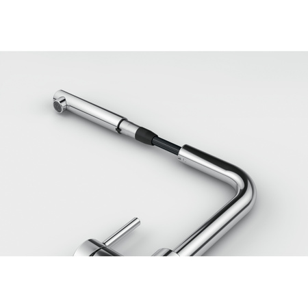 Franke bateria kuchenna z wyciąganą wylewką Lina L pull-out, chrom 115.0712.420