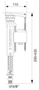 Wirquin zawór napełniający 3/8" dolnego zasilania Jollyfill Telescopic, mosiądz (worek) 16110011