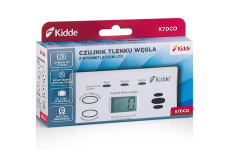 Kidde czujnik czadu z wyświetlaczem K7DCO
