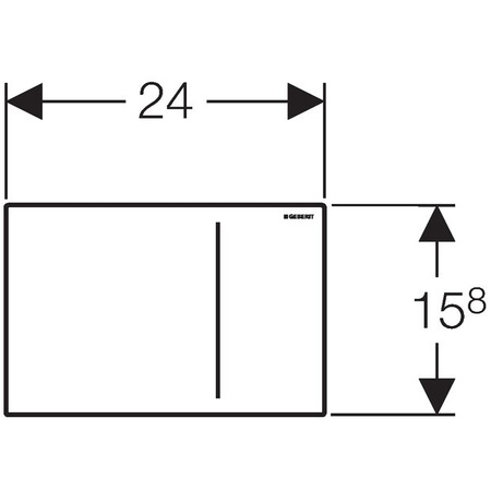 Geberit przycisk Sigma 70 szkło czarny 115.620.SJ.1