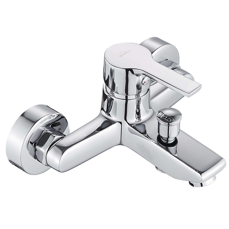 Invena bateria wannowa Bralos, chrom BW-07-001-A