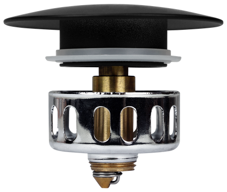 Instadrain korek do wanny, czarny 2851