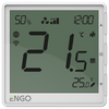 Engo regulator klimakonwektorów, 230V, internetowy, podtynkowy, WiFi, biały EFAN-230W