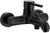 KFA bateria wannowa ścienna MOZA BLACK, czarna 5034-010-81
