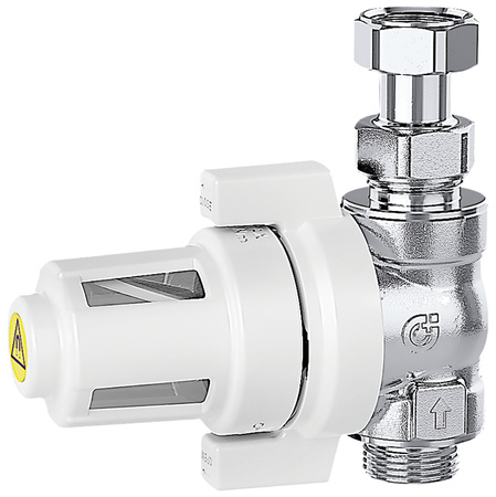 Caleffi urządzenie filtrujące z magnesem do montażu pod kotłem, wersja prosta 3/4" GZ x 3/4" GW ruchoma nakrętka XS 545910