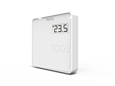 Tech przewodowy regulator pokojowy dwustanowy do listwy L-9 R-9b biały STR9BWH
