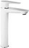 Ferro bateria umywalkowa stojąca ADORE, chrom/biały BDR2L