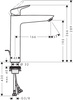Hansgrohe bateria umywalkowa 190 Logis wysoka z cięgnem 71090000