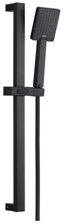 Invena zestaw natryskowy na drążku Patras, czarny AU-31-Z04-G