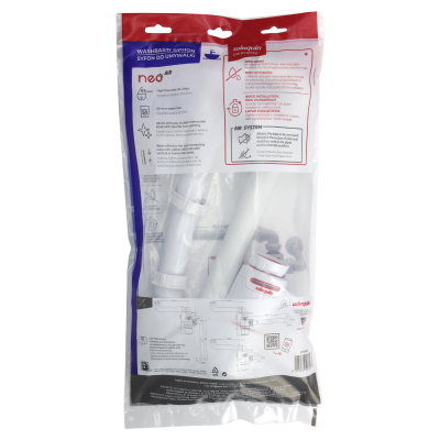 Wirquin syfon umywalkowy bez spustu NEO AIR oszczędzający przestrzeń 30724982 