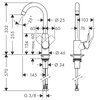 Hansgrohe Logis jednouchwytowa bateria kuchenna 260 71835000