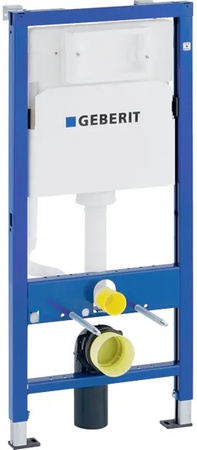 Zestaw stelaż podtynkowy Geberit do WC z przyciskiem Delta50 czarny mat + mata Concept S171