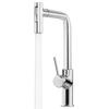 Invena bateria kuchenna z wyciąganą wylewką Farsala, chrom BZ-40-L01-S