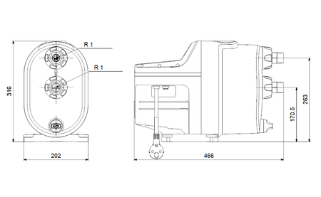 Grundfos pompa hydroforowa SCALA1 3-35 99530404