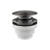 KFA spust umywalkowy uniwersalny typu klik-klak, gun metal grey PVD 660-310-61