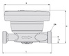 Bmeters ciepłomierz mieszkaniowy HYDROCAL M4 3/4'' Qp-2,5 m3/h DN 20 powrót, radiowy 5903299932258