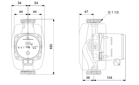 Grundfos pompa ALPHA1 25-80 180 1X230V 50Hz6H 99199577