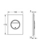 WYPRZEDAŻ: Grohe przycisk Nova Cosmopolitan S, cool sunrise 37601GL0