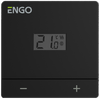 Engo przewodowy regulator temperatury, czarny zasilanie bateryjne EASY-BATB