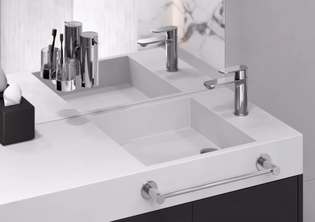 Ferro bateria umywalkowa stojąca TALASSA, chrom BAL2