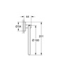 Grohe wieszak na ręcznik Essentials czarny mat 1024612430