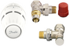 Danfoss zestaw kątowy z głowicą Regus®, zawór RA-N i odcinający RLV-S 015G5303