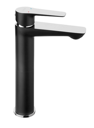 Ferro bateria umywalkowa stojąca ADORE BLACK/CHROME, czarny/chrom BDR2LBLC