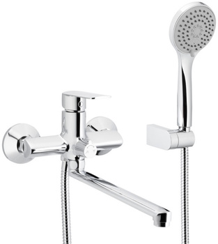 KFA bateria wannowo-umywalkowa z natryskiem punktowym Agat, chrom 4428-715-00