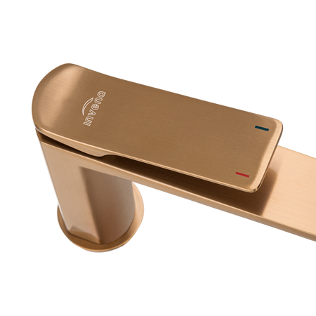 Invena bateria umywalkowa Neri Plus, miedź BU-P1-014-L